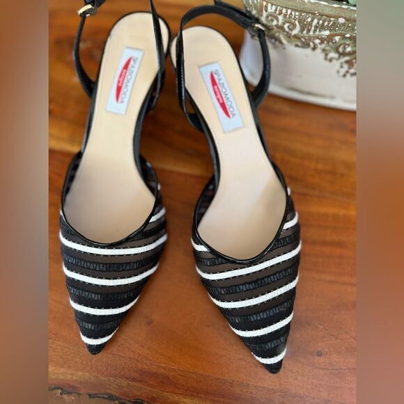 Spazimoda VERO CUOIO Italian sling backs NWOT - Picture 6 of 10